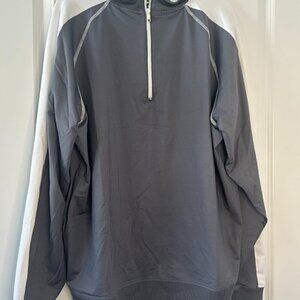 FootJoy Men's Gray & White Quarter Zip Size XL EUC